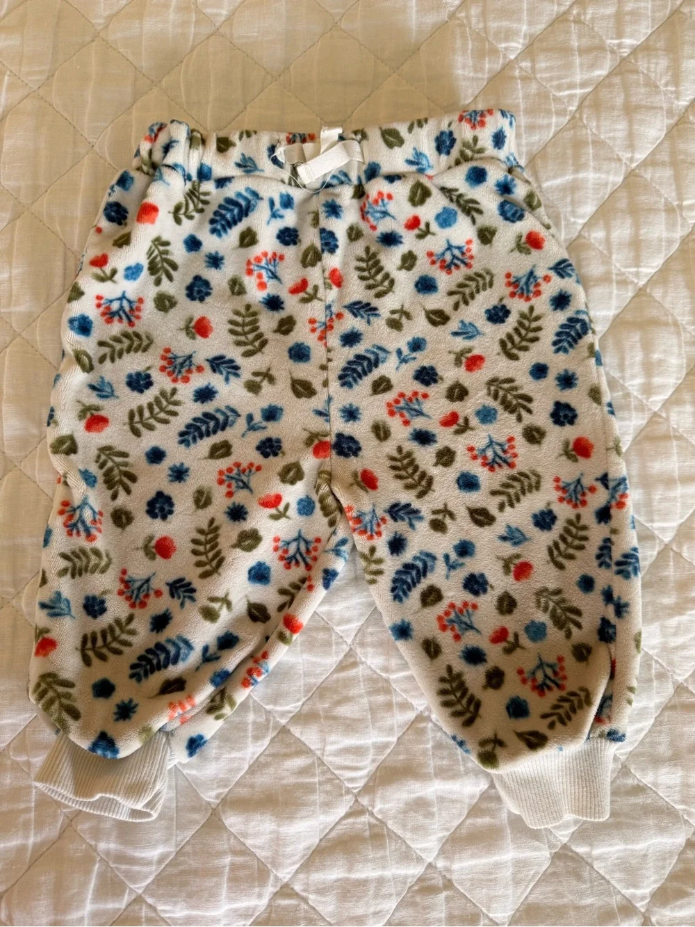 Gymboree Baby Floral Zip-Up Velour Sweatsuit